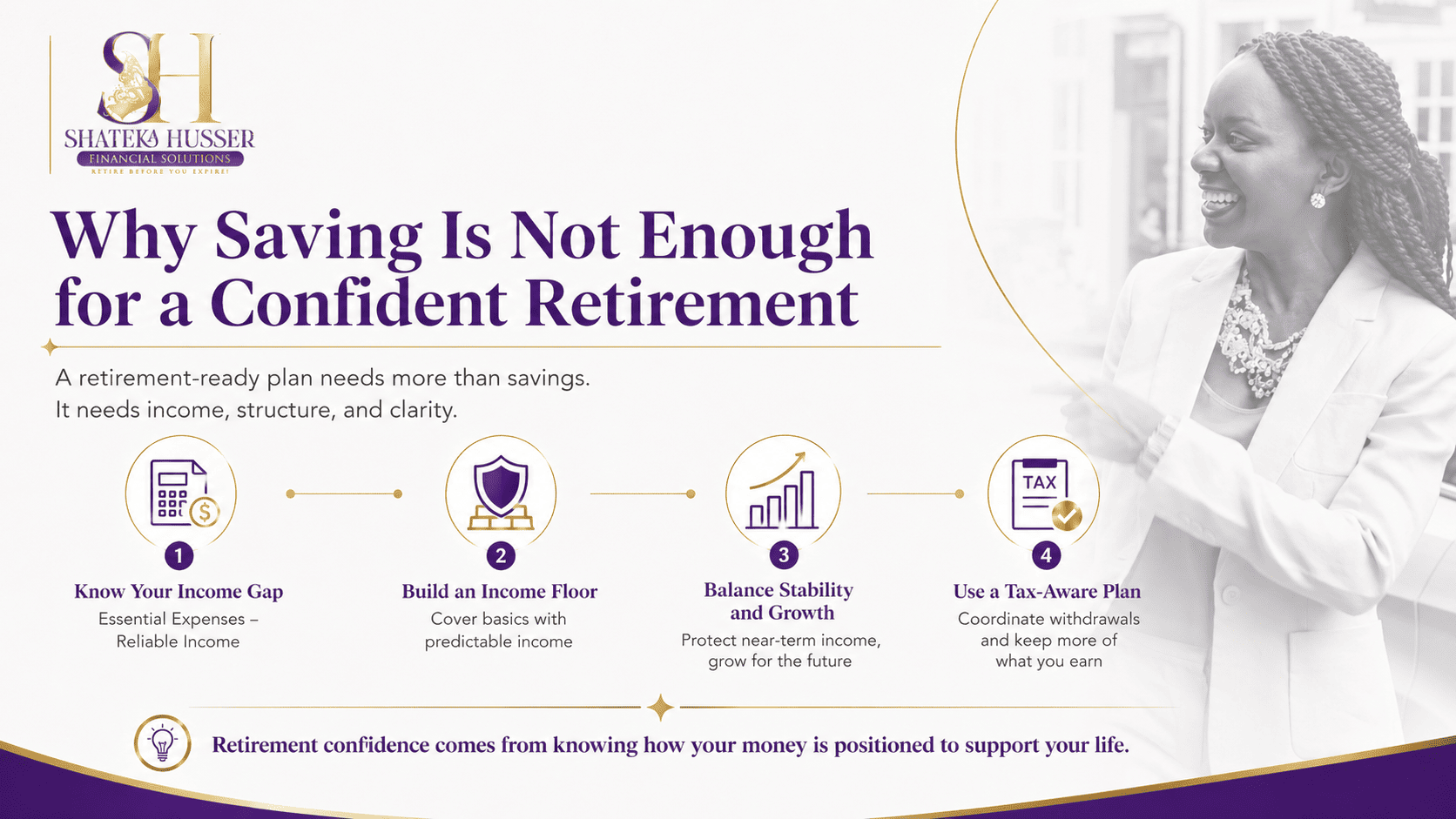 Why Saving Is Not Enough for a Confident Retirement