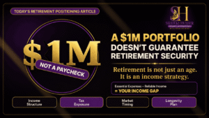a 1M portfolio doesn't guarantee retirement security